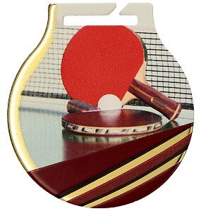 Medalie personalizata din metal pentru competitii de Tenis de Masa